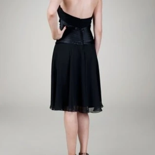 Платье Tadashi Shoji   Silk Waist Cocktail Dress Black