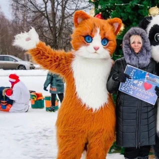 Ростовая кукла рыжий кот