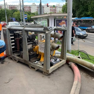 Прокат мотопомпы дизельной  400 м3/ч