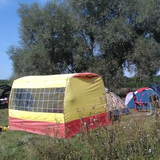 Мобильная баня (Обогреваемая палатка) МБ-32