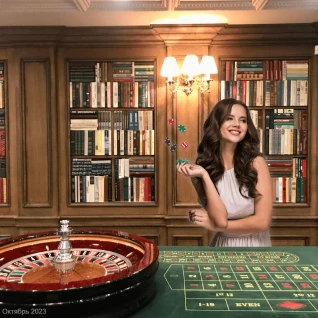 Рулетка с зеленым сукном