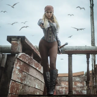 Костюм пиратки Флибустьер