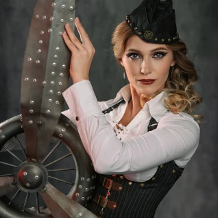 Стимпанк костюм Стюардесса