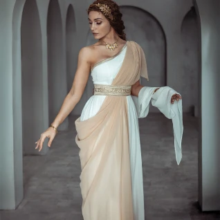 Античное древнегреческое платье богини Афродита