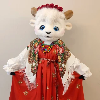 Ростовая кукла Коза Дереза