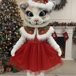 Зефирка в рождественском платье