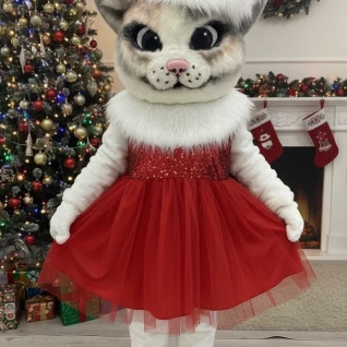 Кошка новогодняя