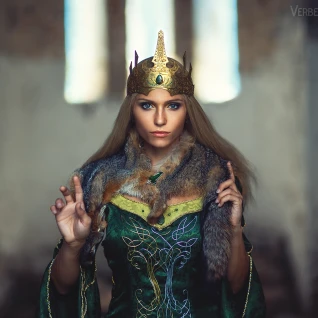 Средневековое платье кельтское принцессы королевы эльфийки