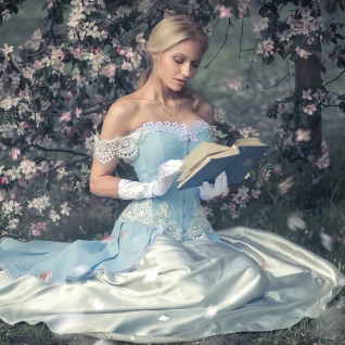 Костюм исторический средневековый турнюр стилизация