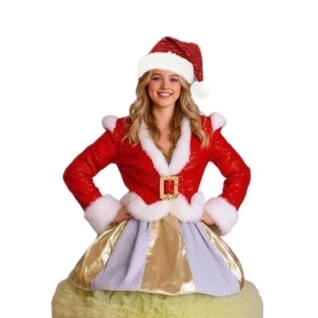 Костюм эльфийки красный