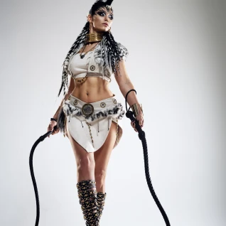 Костюм амазонки зебры дикарки охотницы африканский