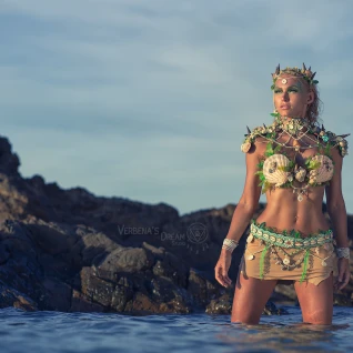 Костюм русалки ундины сирены из ракушек