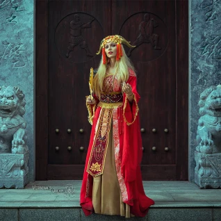 Китайский женский костюм принцессы дракона ханьфу