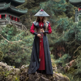 Азиатский восточный костюм принцессы Мулан