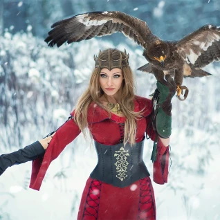 средневековый костюм фэнтези королевы