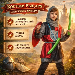 Костюм рыцаря детский 