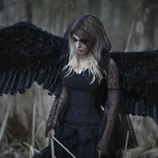 Костюм черного ангела