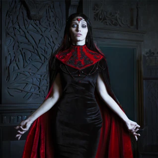 Бархатное готическое вампирши, королевы вампиршов, кровопийцы Батори