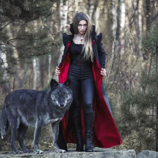 Костюм вампирский готический плащ сумерки