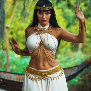 Женский египетский костюм царицы Клеопатры богини египта