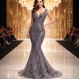 Платье вечернее Platinum