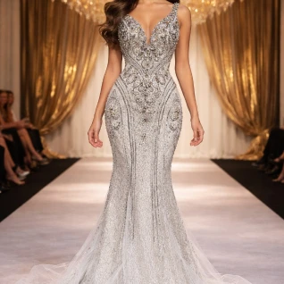 Платье вечернее White Crystal