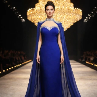 Платье с накидкой Jasmin