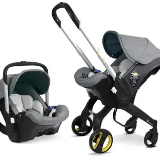 Коляска-автокресло (автолюлька) Doona+ (0-13 кг)  (серый)