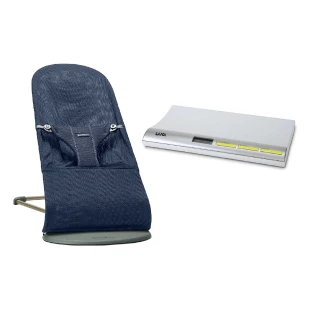 Шезлонг Babybjorn + Весы LAICA