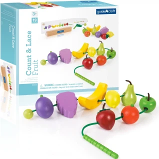 Набор развивающий шнуровка Посчитай фрукты