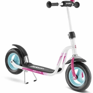 Самокат Puky R 03 бело-розовый