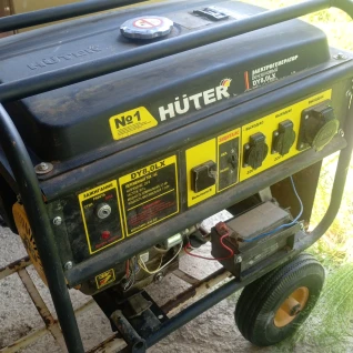 Бензогенератор huter dy8.0lx
