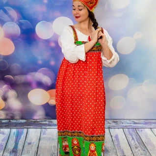 Русско-народный женский костюм