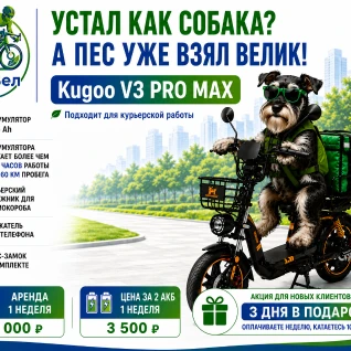 Электровелосипед KUGOO V3 PRO MAX