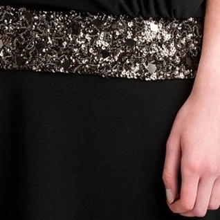 Платье Sue Wong Black & Bronze Dress