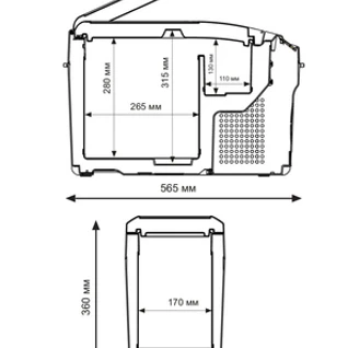 Компрессорный автомобильный холодильник/морозильник Indel B TB 18