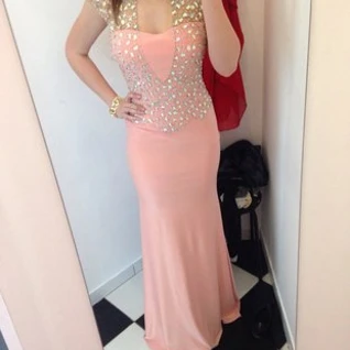 Вечернее платье в пол на выпускной