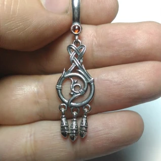 Серебряные серьги ручной работы