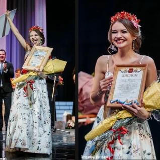 Нежное вечернее платье 