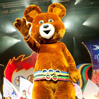 Ростовая кукла Олимпийский Мишка