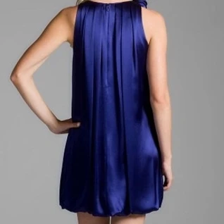 Платье ABS by Allen Schwartz Roset Bubble Dress Mangenta/Blue Размер 46