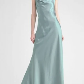 Платье ABS by Allen Schwartz SeaFoam Neck Gown Размер 42