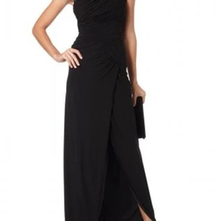 Платье Adrianna Papell Black Brosh Gown Размер 44