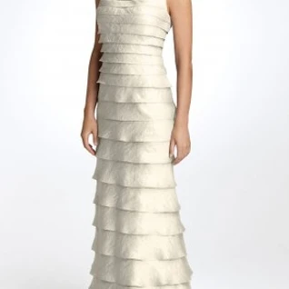 Платье Adrianna Papell Full Length Dress Ivory Размеры 44, 46, 48