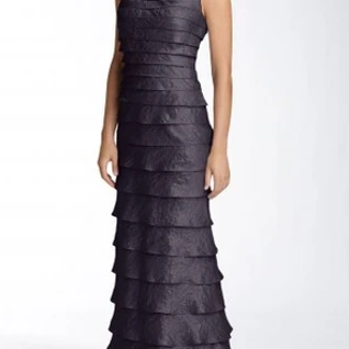 Платье Adrianna Papell Full Length Dress Navy Размеры 44, 46