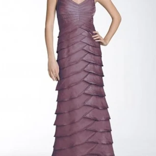 Платье Adrianna Papell Heather Dress Set Tiered P Размер 44