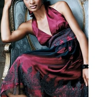 Платье Adrianna Papell Mangenta Empire Dress Black P Размер 44