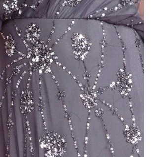 Платье Adrianna Papell Smokey Tulle Gown Размер 42