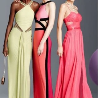 Платье Aidan Mattox High-low Dress Corall Размер 44