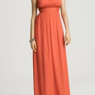 Платье Aidan Mattox Orange Shiffon Dress Размеры 42, 44